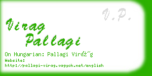 virag pallagi business card